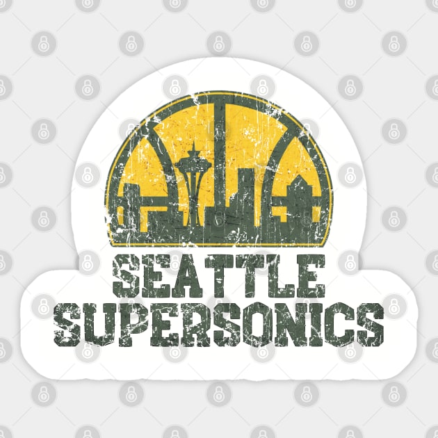 Seattle SuperSonics 1967 Sticker by Sultanjatimulyo exe